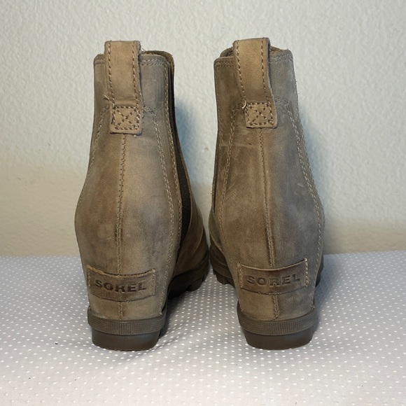 Sorel Women's Joan Of Arctic Wedge II Chelsea Nude Color Size 5.5 NL3022-010. - Picture 4 of 8